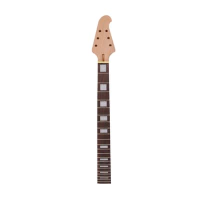 Guitar Neck 22fret 25.5inch Rosewood Fretboard Block Inlay image 1