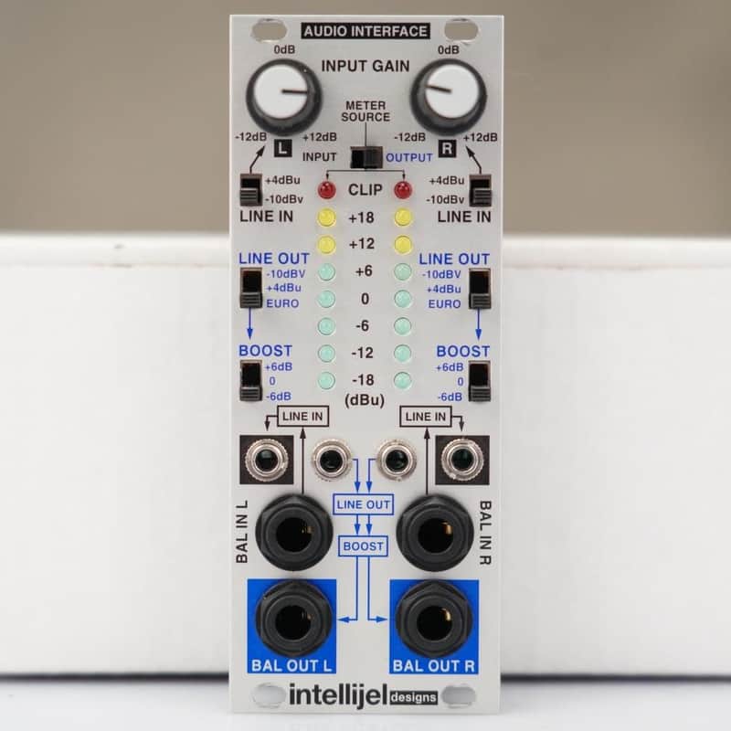 Intellijel Audio Interface Eurorack Module w/ Patch Cables #58593 image 1