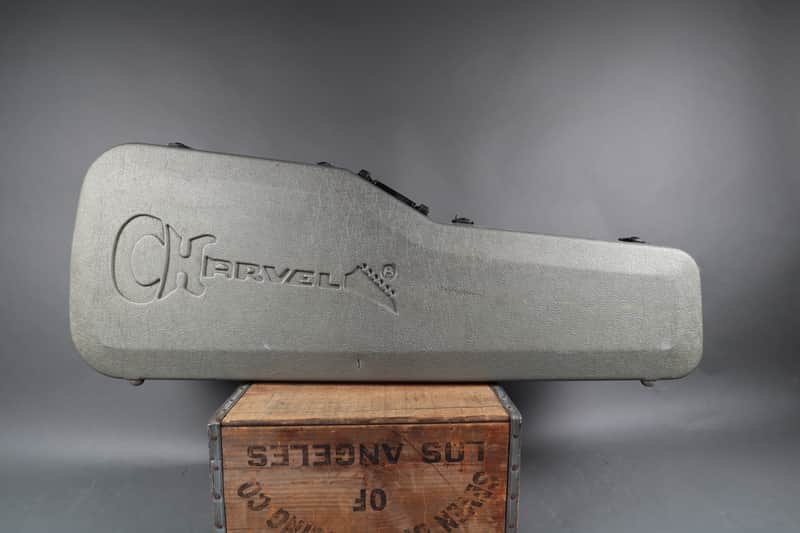 1987 Charvel Jackson Model 3 4 5 6 Grey Chainsaw Hardshell Guitar Case Excellent image 1