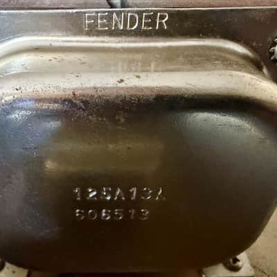 Fender Bassman 2-Channel 50-Watt 2x12" Piggyback Guitar Amp 1964 - 1966 Black Panel image 13