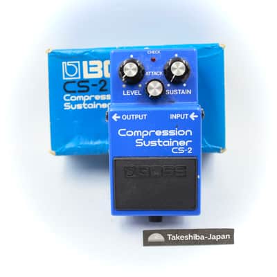 【1983年製】BOSS Compression Sustainer CS-2 BOSS CS-2 Compression Sustainer 1983 Vintage Guitar Pedal Made in