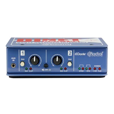 Radial DiNet DAN-TX2 Dante Stereo Network Transmitter image 4