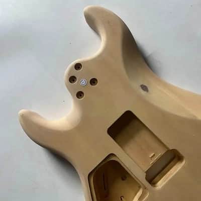 Solid Basswood HSH Guitar Body DIY Project image 8