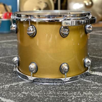 Premier Genista 10/12/14/22 Drum Kit Gold Lacquer - 1998 image 16