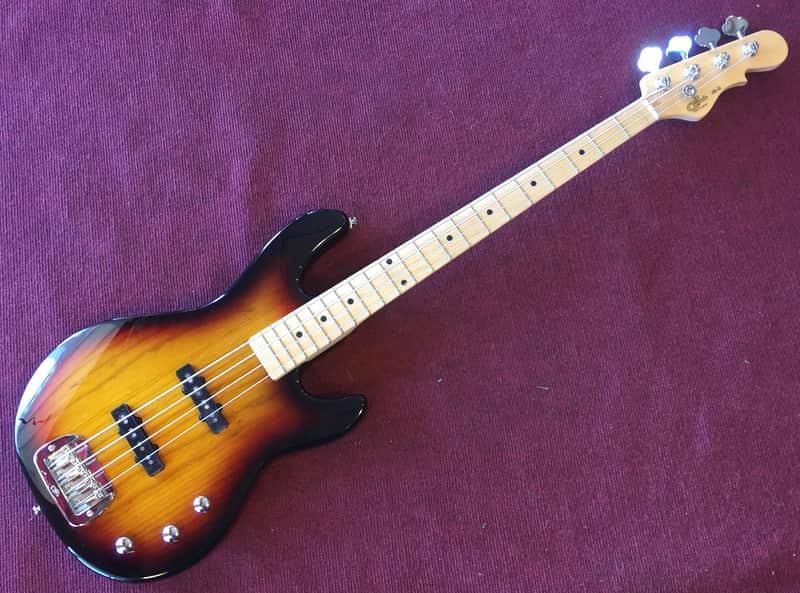 G&L Tribute Series JB-2 Bass 3-Tone Sunburst w/ Maple Fretboard image 1