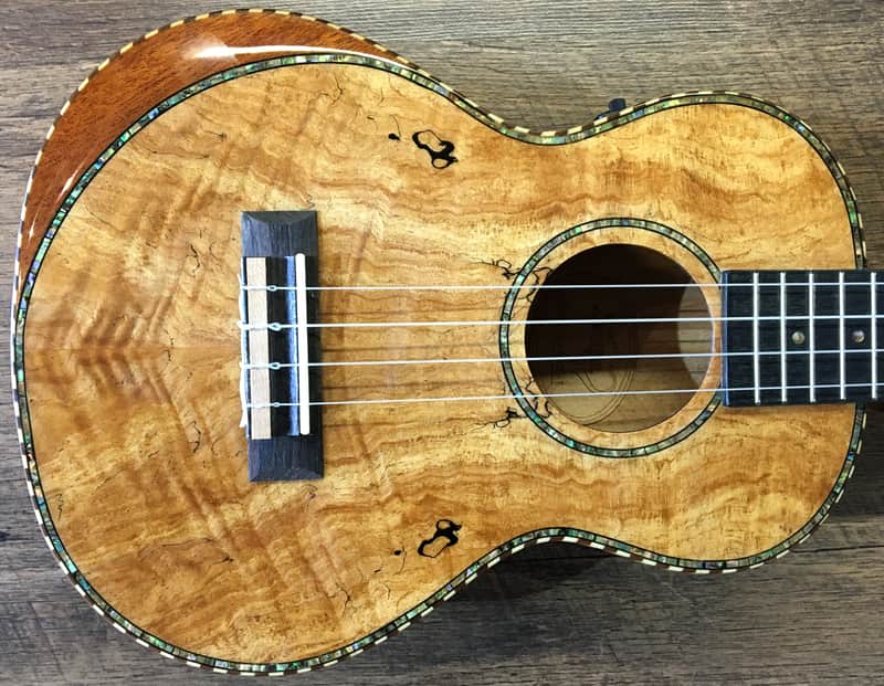 Lohanu LU-MAGE-T Natural Gloss Finish Acoustic-Electric Tenor Ukulele image 1