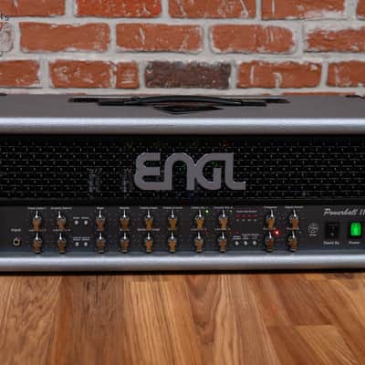 Engl Custom Shop Powerball II E645/2 4-Channel 100-Watt Guitar Amp Head Silver Bronco image 2