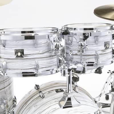 Tama CK50RS-ICA Superstar Classic Shell Kit 5 pcs - Ice Ash Wrap/Chrome HW image 8