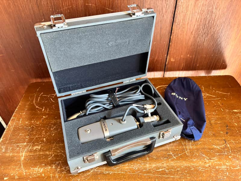SONY C-38B C38B Multi-Pattern Condenser Microphone w/ carrying case #1 image 1