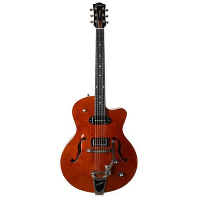 Godin 5th Avenue Uptown Custom Hollowbody Guitar - Havana Brown - Used image 2