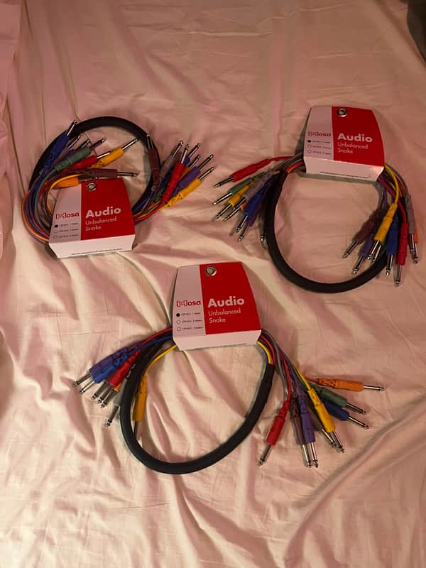 Hosa CPP801 CPP801 8 1/4" TS Patch Snake - 1 Meter 2010s - Standard image 1
