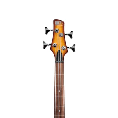 Ibanez Standard SR370E Fretless Bass Guitar - Brown Burst image 3