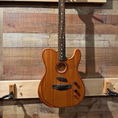 Fender American Acoustasonic Telecaster All-Mahogany 2022 - Present - Natural image 1