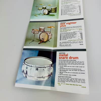 Gretsch “Step Up to Greatness” Drum Foldout – 1965 image 4