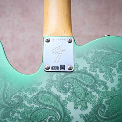 FENDER USA Custom Shop 68 Reissue Telecaster NOS "Green Paisley + Maple" (2025) image 17