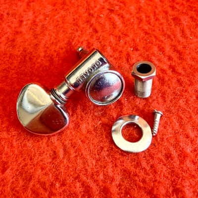 Grover PAF Rotomatic TREBLE SIDE guitar tuner c 1960 - Chrome pat pend original vintage USA Gibson guild martin image 1