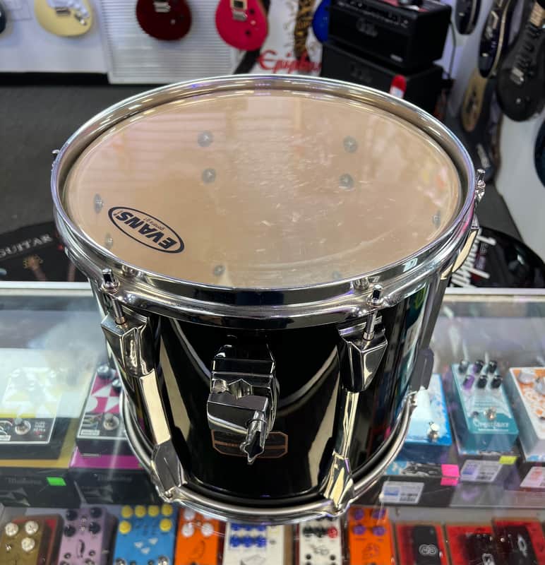 Tama Artstar ES Rack Tom 12” x 11”, Made in Japan, Piano Black - Pre Owned image 1