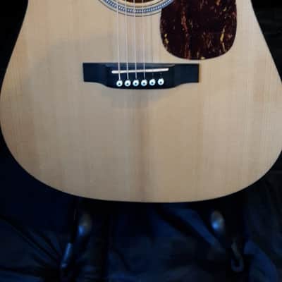 Martin D-16GT Natural Gloss Top Hardshell Case K & K Pickup Installed image 3