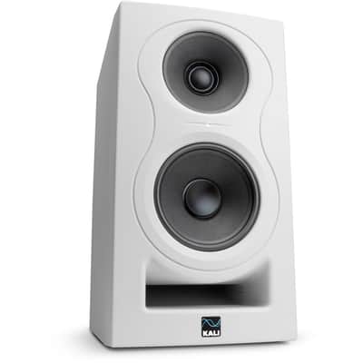 KALI AUDIO IN-5 5" Powered 3-way Studio Monitor - 160W Speaker System with Boundary Compensation EQ Settings - For Mixing, Recording, Audio Production - XLR, TRS, RCA Inputs - Single, White image 4