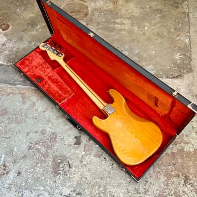 Fender Precision Bass 1977 - Natural  original vintage USA image 8