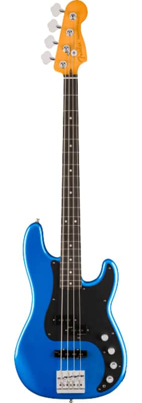 Fender Guitar Bass - American Ultra II Precision Bass Ebony Fingerboard Noble Blue image 1