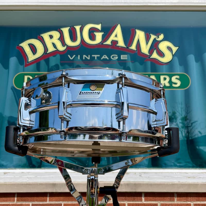 1970s Ludwig 5x14 Supraphonic LM400 Snare Drum image 1