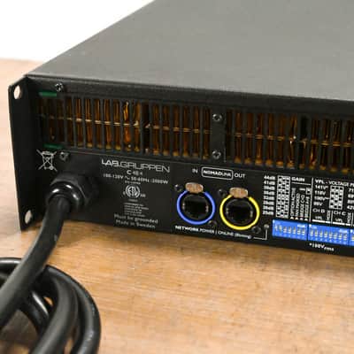 Lab Gruppen C 48:4 4800W 4-Channel Power Amplifier CG012Z8 image 9