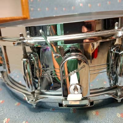 Slingerland Sound king model No.130 - Gene Kruppa Chrome Over Brass Snare image 3
