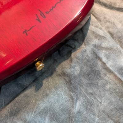 Vaccaro Groove Jet USA Aluminum Neck Custom Shop Flame Maple Gold Hardware Signed Kramer image 10