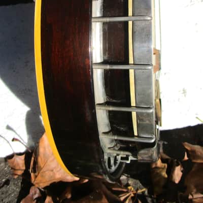 Gibson TB-00 Tenor Banjo, Early 1950's, One Piece Flange, Brass Tone Ring, Hang Tags, Case image 13