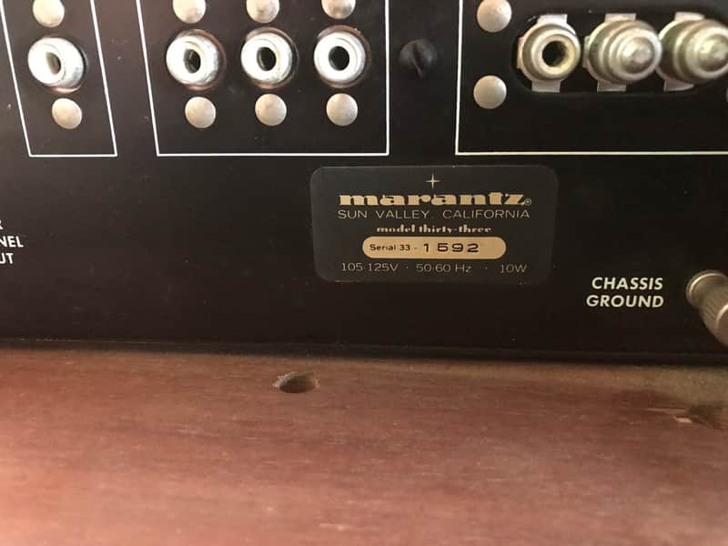 Marantz Model 33 Vintage Preamp 1973. Groovy Baby. | Reverb