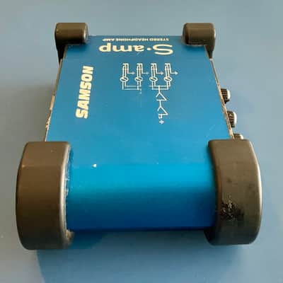 Samson S-Amp Mini Stereo Headphone Amplifier - Blue/Black image 4