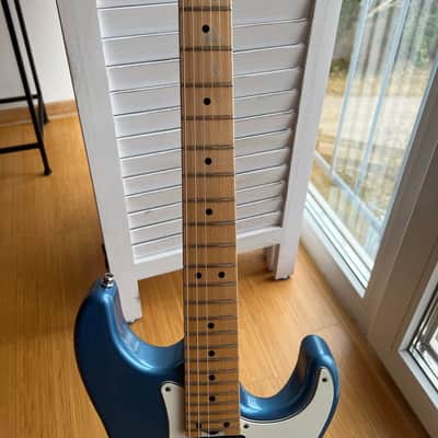 Jackson/Charvel Masterbuilt SoCal HSH FR Lake Placid Blue - Lake Placid Blue image 3
