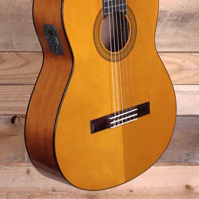 Yamaha CGX102 Classical Acoustic/Electric Guitar Natural image 2
