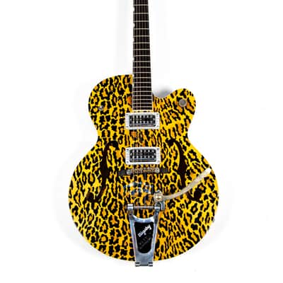 Gretsch Leopard Print  Hot Rod Owned by Brian Setzer image 2