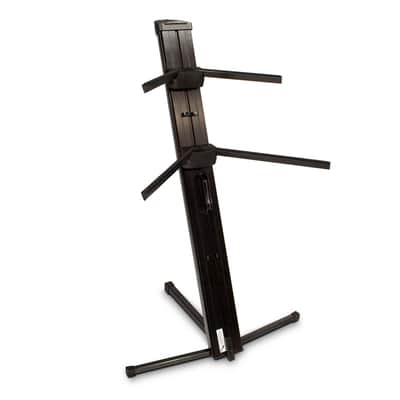 Ultimate Support APEX AX-48 Pro 2-Tier Column Keyboard Stand Black PROAUDIOSTAR image 3