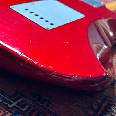 Fender Custom Shop '60 Relic Stratocaster 2006 Candy Apple Red with Matching Headstock image 14