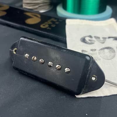 General Vintage Tone  1955 - 1957 Dogear Pickup NOS Wire Vintage Original Specs No 2 Black CAB butyrate cover image 1