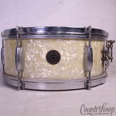 Gretsch 14x5" Dixieland Snare Drum WMP Vintage 50s Round Badge 6Ply Jasper Maple image 1