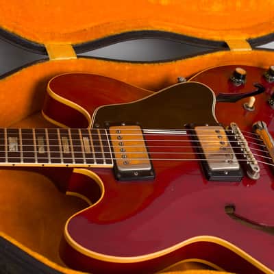 Gibson ES-335TDC Semi-Hollow Body Electric Guitar (1964), ser. #70716, original black hard shell case. image 17