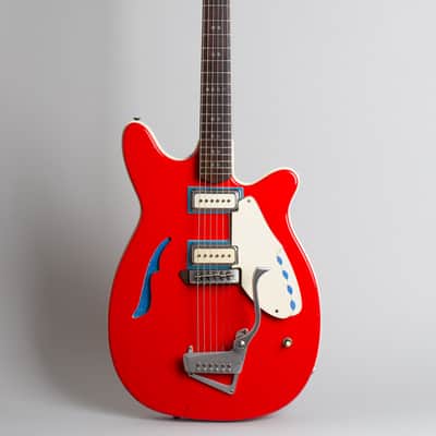 Micro-Frets Covington Semi-Hollow Body Electric Guitar (1968), ser. #1291, original black tolex hard shell case. image 1