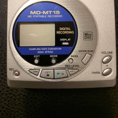 Minidisc Recorder Sharp MD-MT15 1990’s Silver image 1