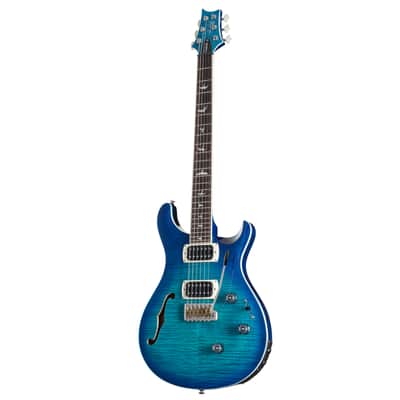 PRS SE Custom 24 Semi-Hollow Piezo Lake Blue - Electric Guitar image 8