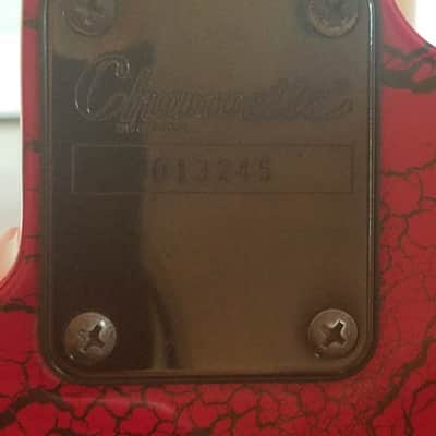 Charvel Charvette Model 270 1990 Red/Black Crackle image 4