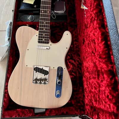 2023 Fender Custom Shop Limited Edition 59 Telecaster Guitar Journeyman Relic Aged White Blonde (6.7lbs) w/ OHSC image 4