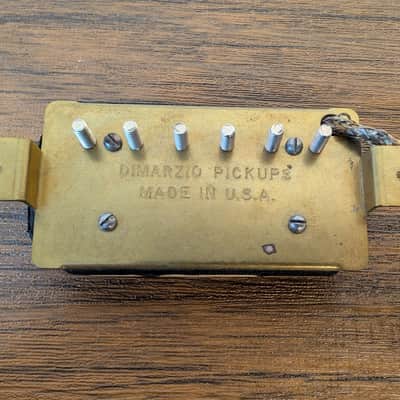 Vintage 1970s Square Tab Feet Dimarzio PAF Humbucker Pickup Cream image 3