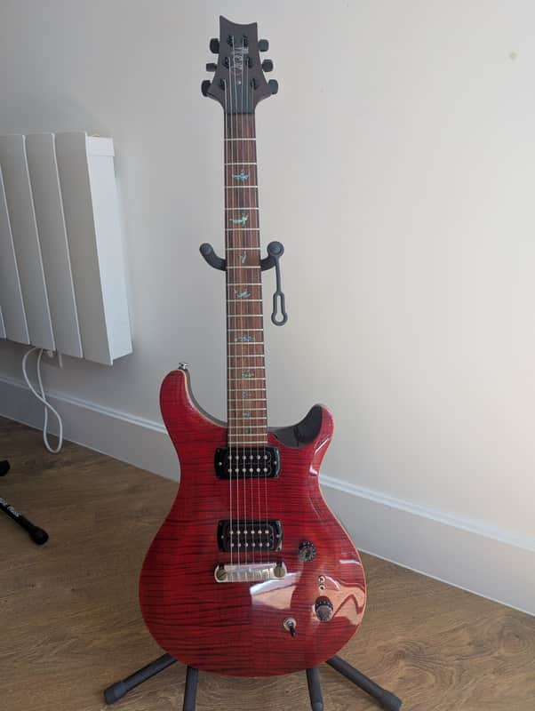 PRS SE Paul's Guitar 2019 - 2020 - Fire Red - Locking Tuners image 1