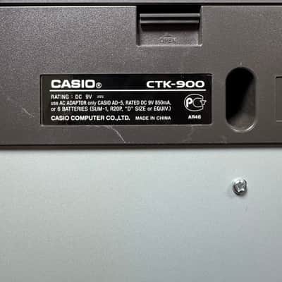 Casio CTK-900 61-Key Touch Sensitive Keyboard Piano Tested Works LCD image 9