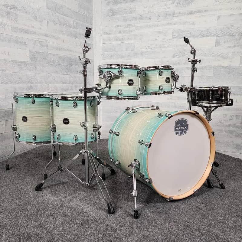 Used Mapex Armory 6pc Drum Set Ultramarine - Very Good image 1