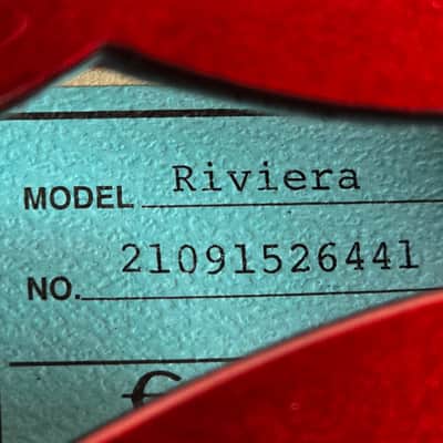 Epiphone Riviera Frequensator 2020 - Present - Sparkling Burgundy image 8
